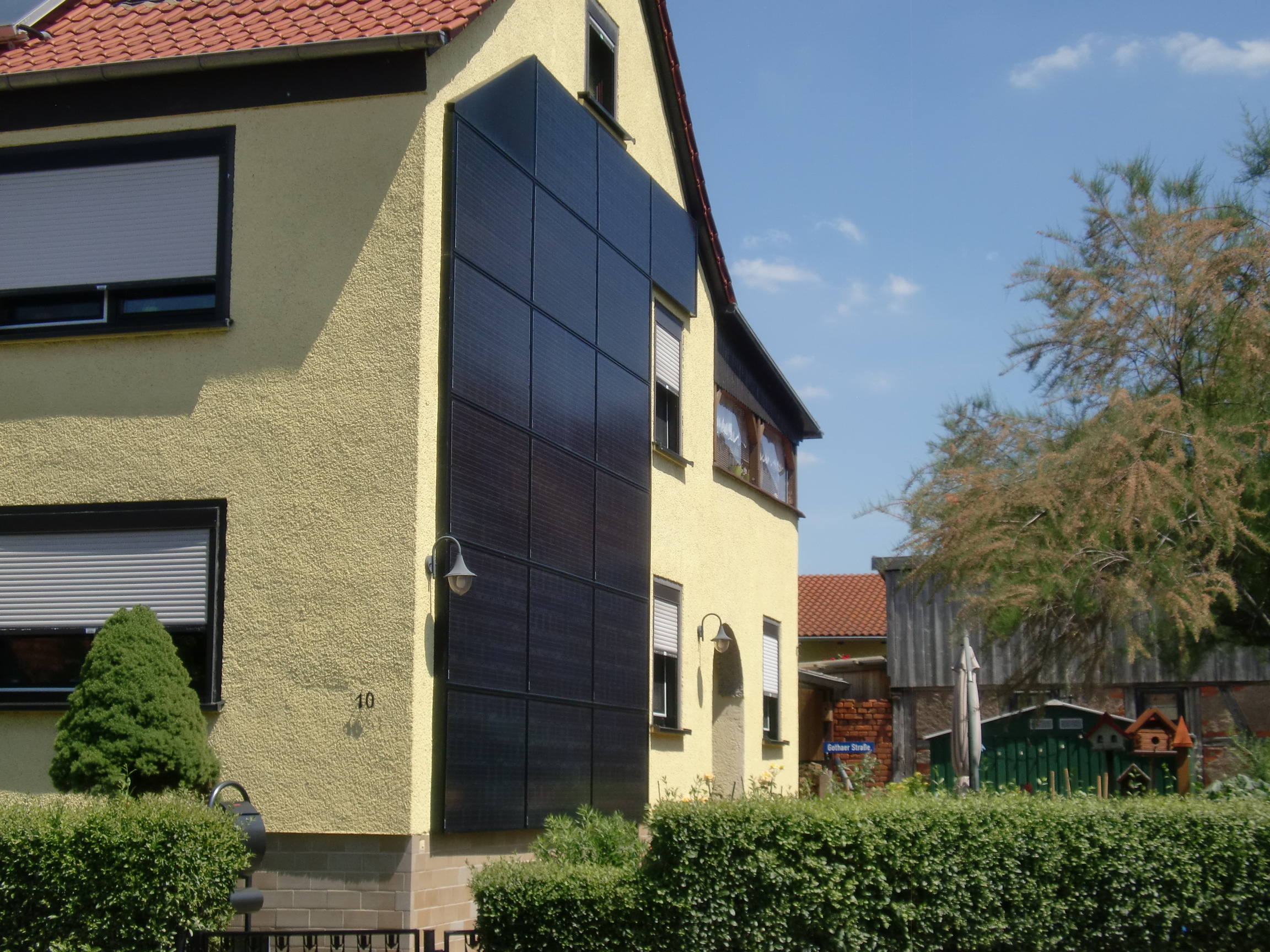 Wannenprofil 80 mm Fassade