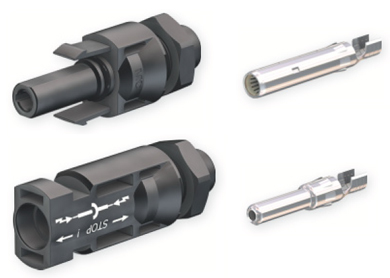 MC 4 Aufbaudosen-Stecker