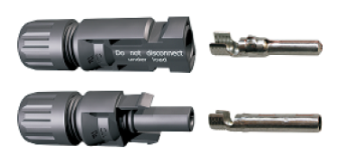 MC 4 Steckverbinder Stecker und Buchse mit Stift